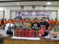 Pria Timbun 833 Liter BBM Pertalite di Bengkayang Ditangkap