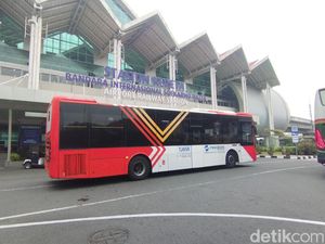 Uji Coba TransJ Rute Kalideres ke Bandara Soetta, Pengguna Masih Sepi