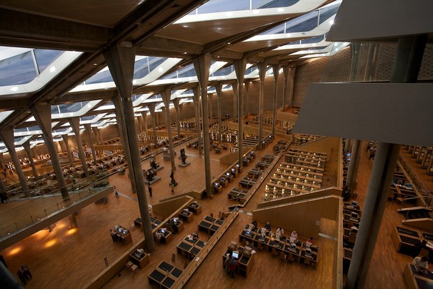 The library of alexandria/ Foto: Pinterest.com/ Wandering Educators The library of alexandria