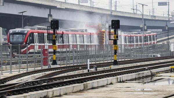 Lihat Lagi Suasana Uji Coba LRT Jakarta