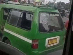 Viral TransJ Dihadang Angkot di Alam Sutera, Dianggap Rebut Penumpang