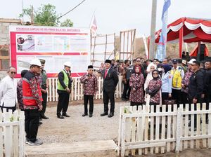 Maruf Amin Tinjau Rumah Keluarga Berisiko Stunting di Banyuasin Sumsel