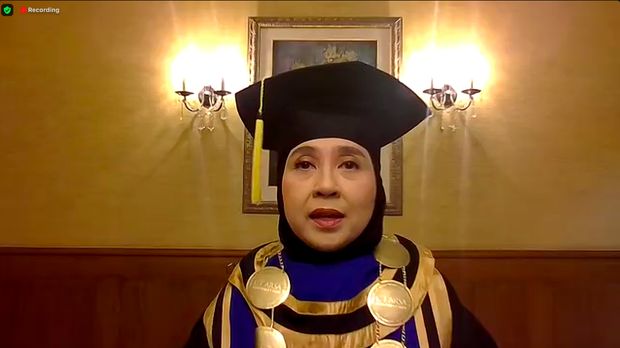 Wisuda SMA Unggulan CT Arsa Sukoharjo digelar secara online pada hari ini, Kamis (6/7).