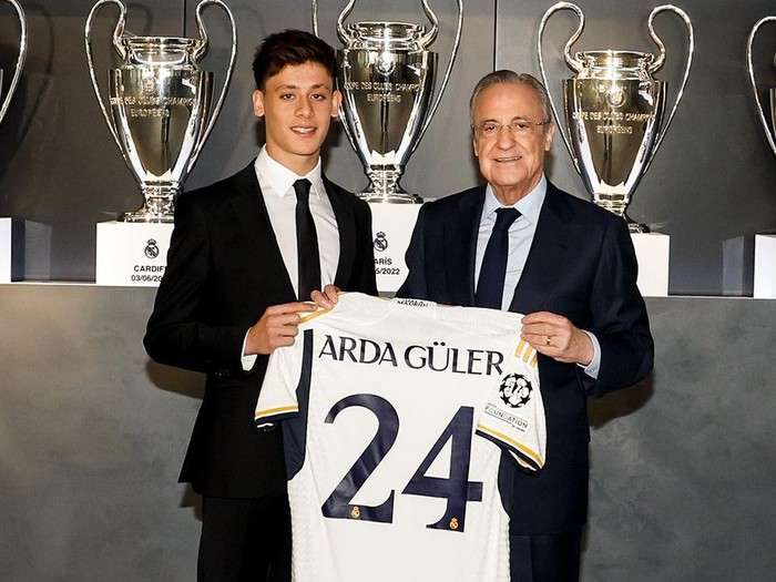 arda guler real madrid florentino perez bursa transfer