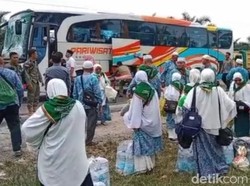4 Bus Penjemput Rombongan Haji Kecelakaan Beruntun di Asahan Sumut