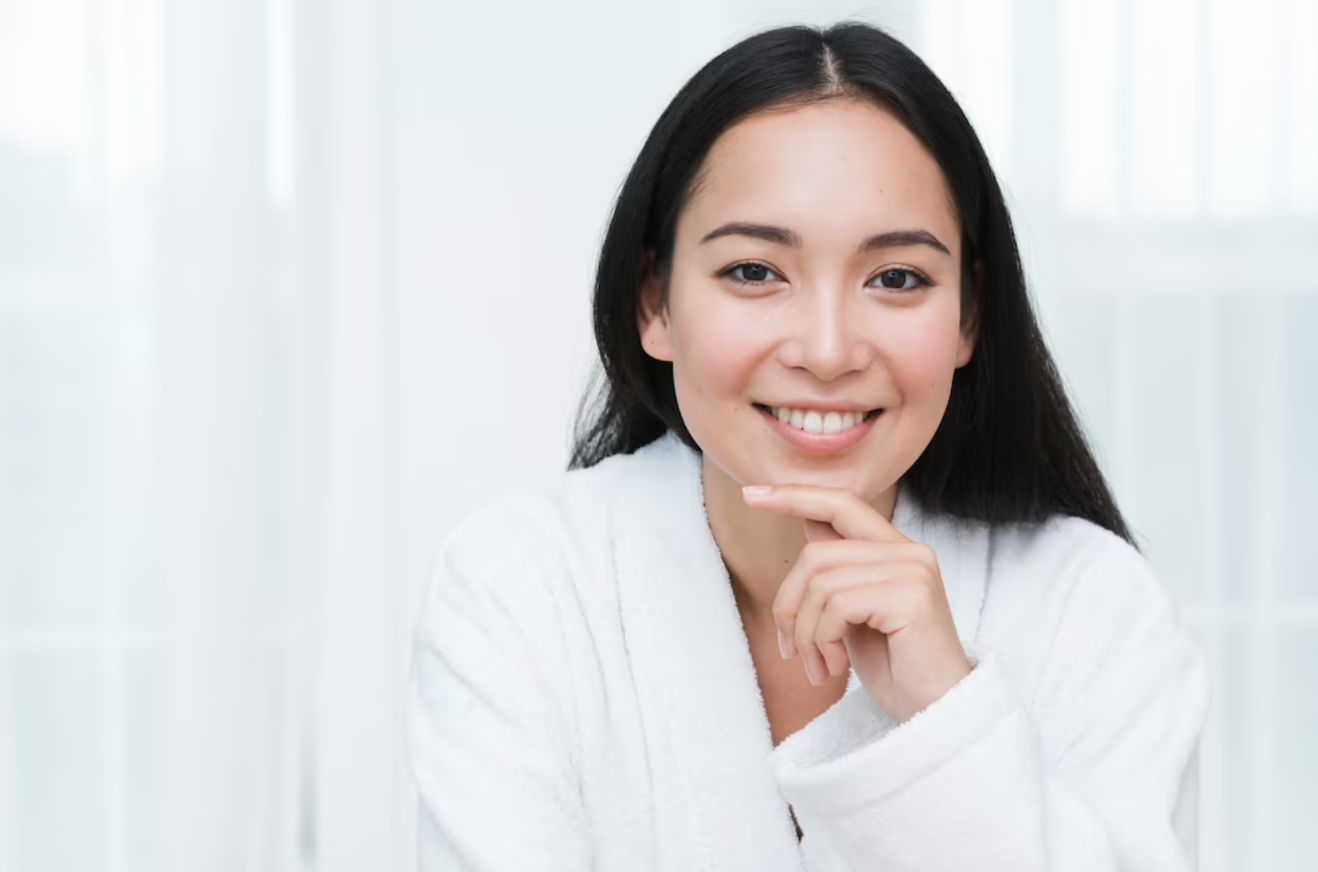 Ilustrasi kulit glowing