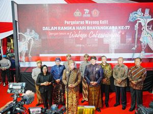 Gelar Wayang Kulit, Kapolri: Sinergitas TNI-Polri, Rakyat Makin Kuat