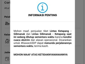 Pengguna Pelabuhan Ketapang Kecewa Aplikasi Ferizy Tutup Penjualan Tiket Pengguna Pelabuhan Ketapang Kecewa Aplikasi Ferizy Tutup Penjualan Tiket