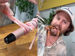 Waduh! Netizen Ini Panggang Bacon Pakai Catokan Rambut