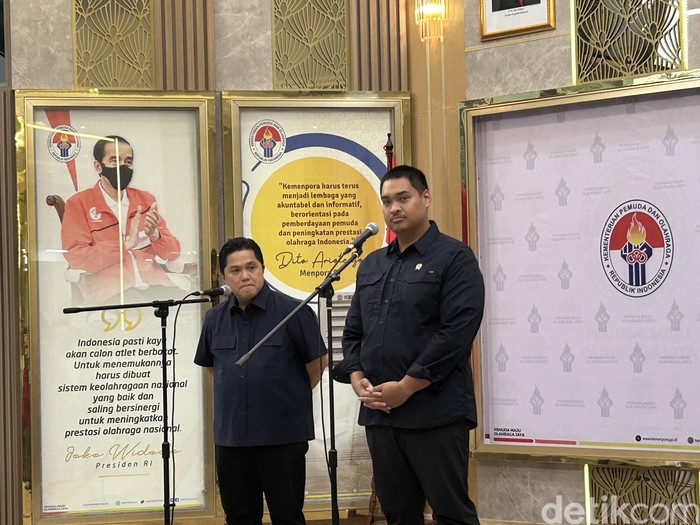 Menpora Dito Ariotedjo, Erick Thohir