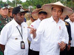 Girangnya Jokowi Panen Jagung di Papua: Tanam 3 Bulan Lalu, Hasilnya 7 Ton