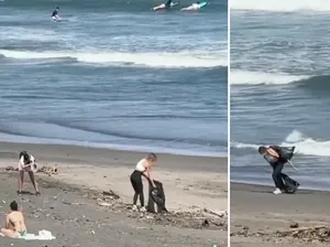 Influencer Ini Dihujat Netizen, Ngonten Bersihkan Pantai Ternyata Cuma Akting