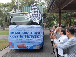 Kirim 830 Produk UMKM Solo Raya ke Paris, Gibran: Tambah Terus Volumenya