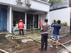 Tabung Gas Bocor-Meledak, Kedai Kopi di Denpasar Terbakar