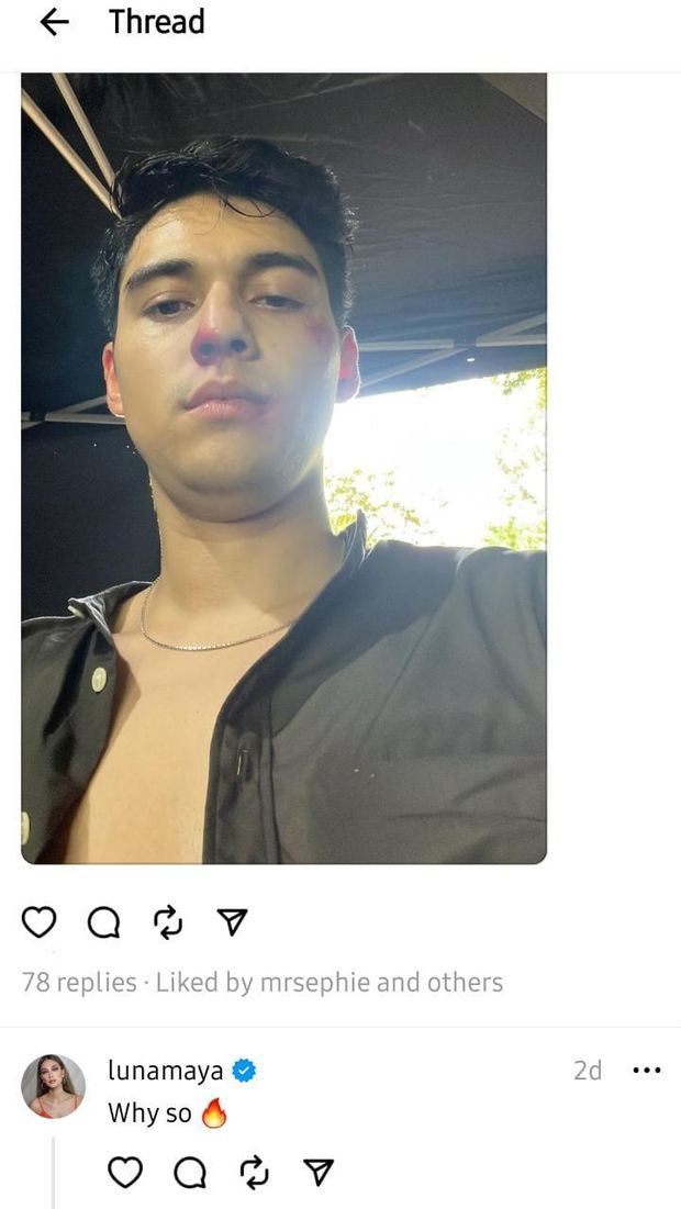 Komentari Foto Maxime Bouttier di Threads, Luna Maya: Why So Hot