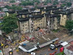 Apartemen di Brasil Ambruk, 8 Orang Tewas dan 5 Lainnya Hilang