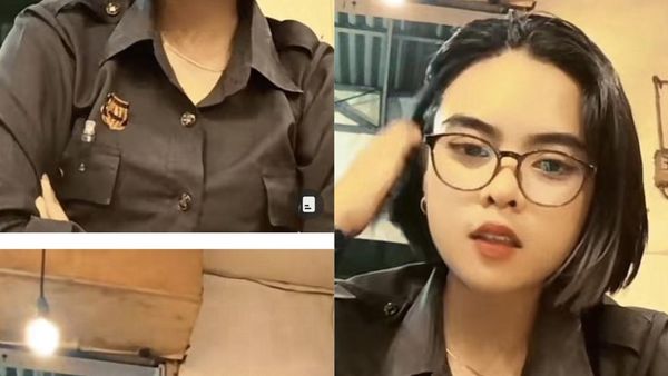 Foto Satpam Wanita di Surabaya Viral Parasnya Jadi Sorotan