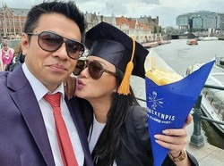Baru Lulus S2, Tamara Geraldine Merasa Dijerumuskan Suami untuk S3