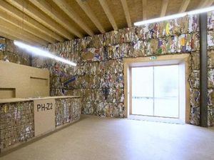 Nggak Nyangka! Bangunan Kantor Ini Dibuat dari Sampah Kertas