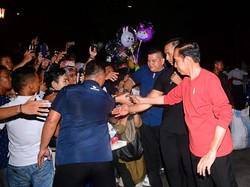 Jokowi Kembali Sapa Warga dan Pedagang di Malioboro Semalam