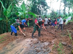 Kodim Tabanan dan Gianyar Kerahkan 297 Personel Tangani Bencana Alam