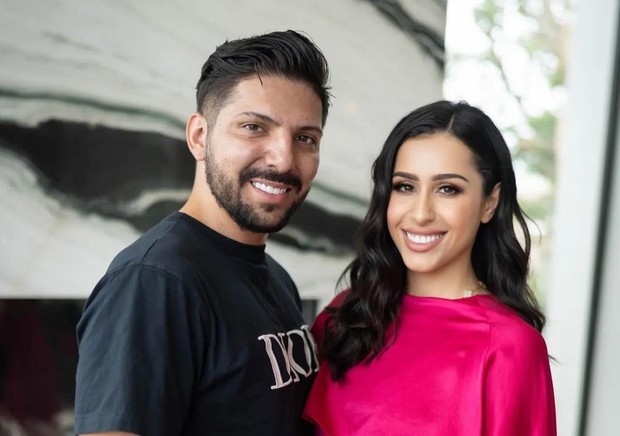 Linda Andrade dan Suami/Foto: Instagram.com/lionlindaa