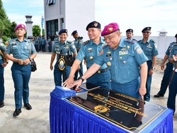 TNI AL Resmikan Gedung Pos Angkatan Laut Skouw Sae di Perbatasan RI-PNG