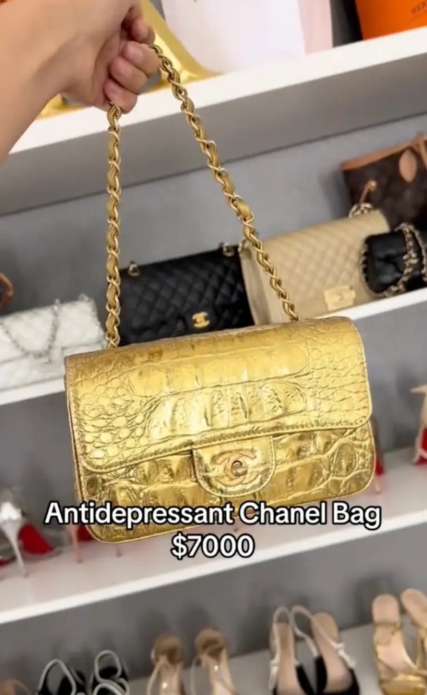 Salah Satu Handbag Chanel yang Dibeli Linda Andrade/Foto: TikTok.com/lionlindaa