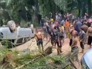 Warga Seruyan Demo Perusahaan Sawit di Kalteng Ricuh, 13 Mobil Dirusak