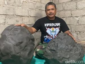 Dinas ESDM Jatim Duga Meteor yang Ditemukan di Nganjuk Cuma Batu Vulkanik