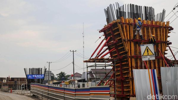 Begini Progres Flyover Cisauk yang Ditarget Rampung September 2023