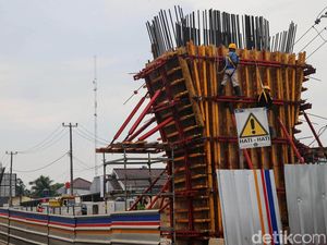 Begini Progres Flyover Cisauk yang Ditarget Rampung September 2023 Begini Progres Flyover Cisauk yang Ditarget Rampung September 2023