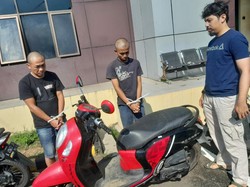 Maling Motor di Pandeglang Terekam CCTV, 2 Pelaku Ditangkap