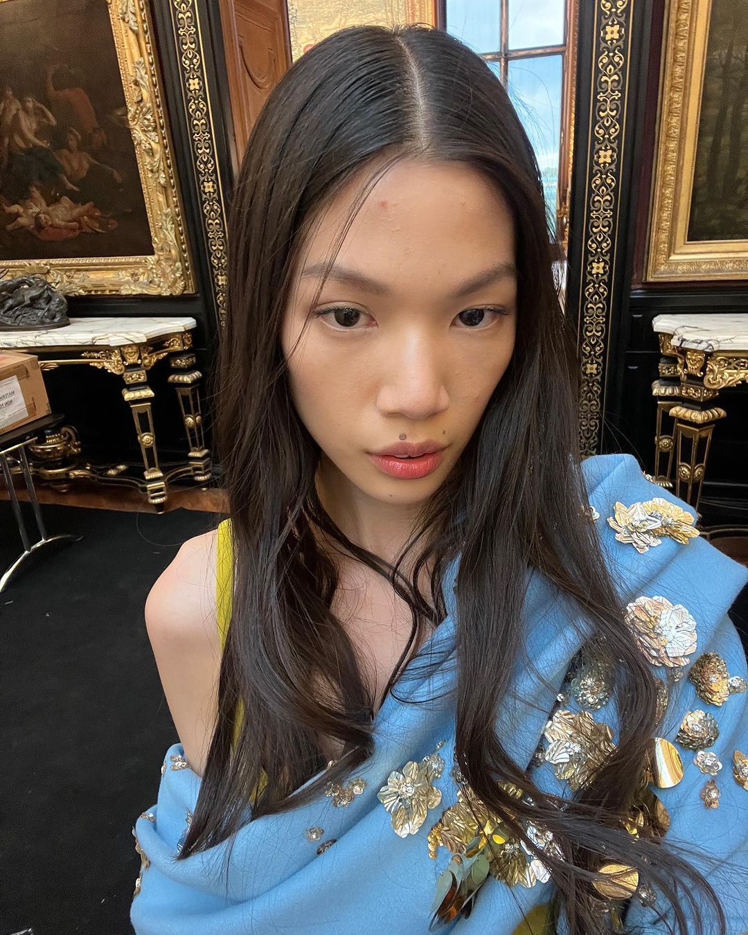 Jacey Philana di backstage show Valentino