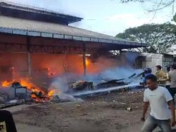 Pasar Karang Bongkot Lombok Barat Ludes Terbakar