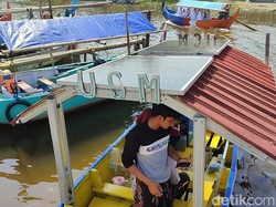 Kurangi Karbon di Laut, Mahasiswa USM Rancang Perahu Wisata Listrik di Demak