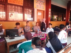 Polisi Buka Posko Pembuatan Surat Berharga di Lokasi Kebakaran Tambora