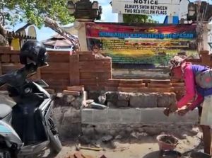 Akses Pantai Kuta Dikurangi, Pendapatan Pedagang Turun 70 Persen