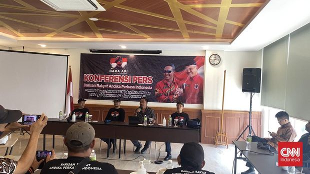 BARA API mendeklarasikan dukungan kepada eks panglima TNI Andika Perkasa untuk menjadi calon wakil presiden (cawapres) pendamping calon presiden (capres) dari PDIP Ganjar Pranowo di Pemilu 2024 mendatang.