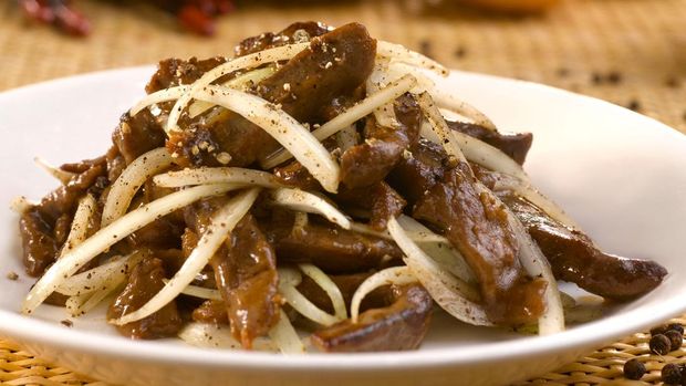Daging Bumbu Lada Hitam dan Bawang