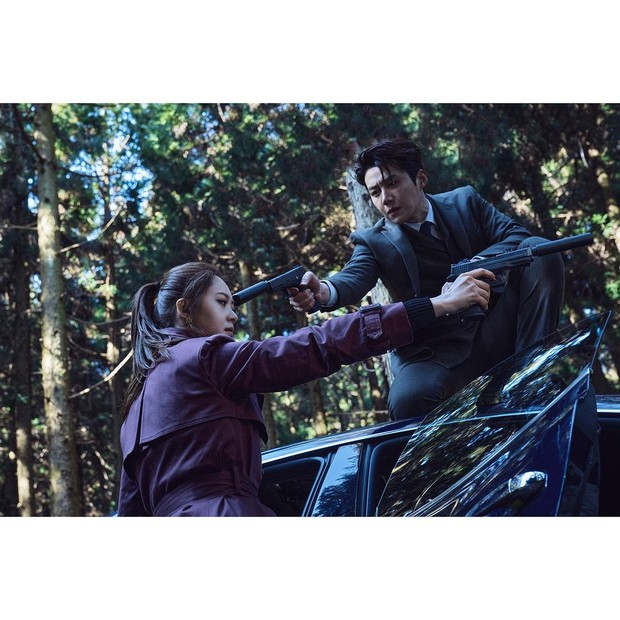 Go Ara berperan sebagai Yoon Jo dalam film The Childe/Foto: Instagram.com/itsnew_movie Go Ara berperan sebagai Yoon Jo dalam film The Childe