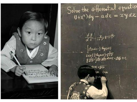 Kim Ung Yong yang telah memiliki kecerdasan luar biasa sejak kecil