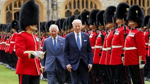 Potret Pertemuan Biden dan Raja Charles III Jelang KTT NATO