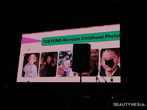 Taeyong NCT mereka ulang salah satu pose fotonya semasa kecil