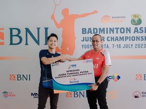BNI Apresiasi Ginting-Atlet Badminton Asia Junior Championship 2023