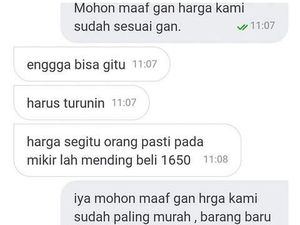Chat Nawar Harga di Olshop yang Nyaris Bikin Baku Hantam