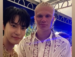 Ungkapan Bahagia DOYOUNG NCT Bertemu Erling Haaland Man CIty