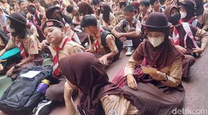 Suasana Hari Pertama MPLS di SMPN 43 Jakarta