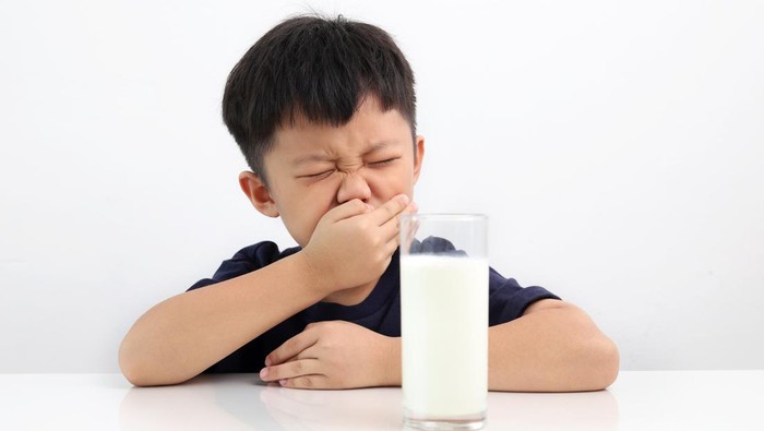 Ilustrasi Anak Alergi Susu Sapi Ilustrasi Anak Alergi Susu Sapi