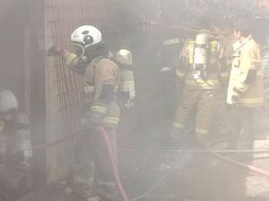 Gudang Pipa dan Kabel di Berawa Terbakar, Kerugian Rp 200 Juta